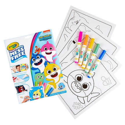 CRAYOLA Color Wonder Baby Shark, 6 Piece Set