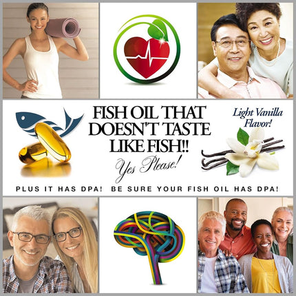 ecostream Naturals Wild Caught Omega 3 Fish Oil DPA-EPA-DHA Supplement 2,900 Milligrams - Now with Even More DPA-EPA-DHA