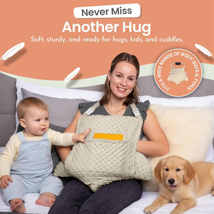 MOYOAMA 3 Pcs Hysterectomy Pillow Set - Incl 2 Gel Packs for Soothing Relief - Hysterectomy Recovery Must Haves After C Section,Post Surgery Pillow,Abdominal Surgery Recovery Pillow,Hysterectomy Gifts