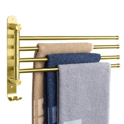 NearMoon Swivel Towel Rack, 13.8" Thicken 304 Stai