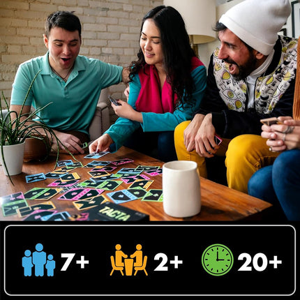 USAopoly | Tacta | Party Card Game | Ages 7+ | 2+ Players | 20+ Minutes Playing Time