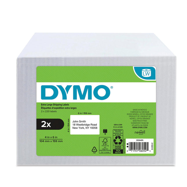 DYMO LW Extra-Large Shipping Labels for LabelWrite