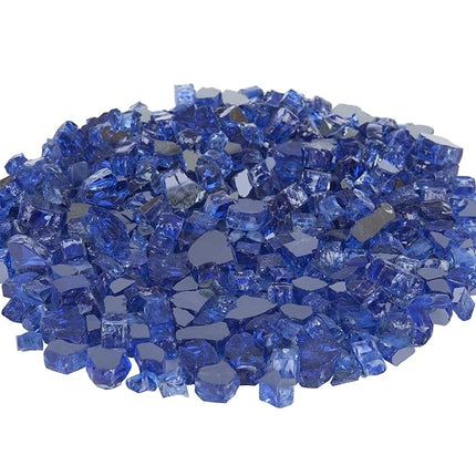 Fire Sense Sapphire Blue Reflective Fire Glass