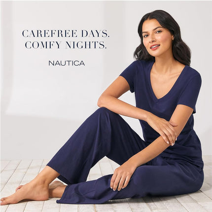 Nautica Women's Sleep Pants, 100% Cotton Jersey