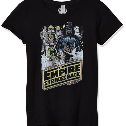STAR WARS Girls' Big, Black//Empires Hoth, M