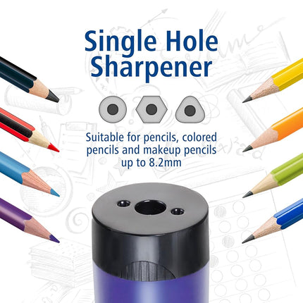STAEDTLER Manual Pencil Sharpener (STD51163) Colors & Packaging May Vary