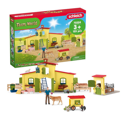 Schleich Farm World - 123Pc Large Farm Pony Box Pl