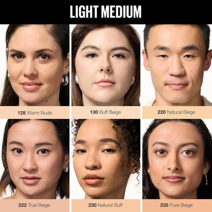 Maybelline New York Fit Me Matte + Poreless Pressed Face Powder Makeup, Warm Nude, 0.28 Ounce, Pack of 1