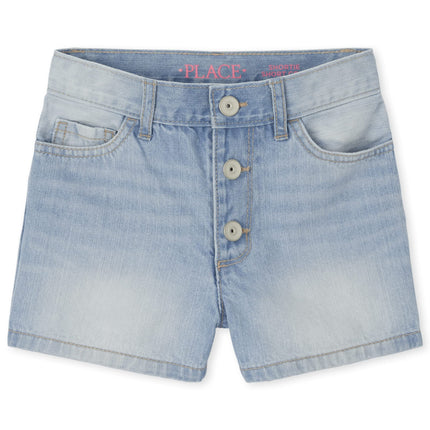 The Children's Place Girls High Waist Button Front