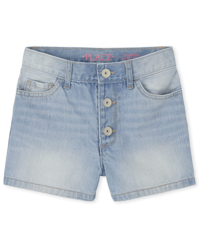 The Children's Place Girls High Waist Button Front
