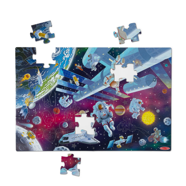 Melissa & Doug Space Glow-in-the-Dark Jigsaw Floor