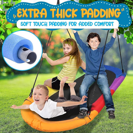 SereneLife Tree Swing for Kids, 67" Outdoor Swing Seat, 700lb Capacity