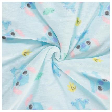 Disney Mickey Mouse, Minnie Mouse, Winnie The Pooh, Lilo and Stitch 2-Ply Infant Blanket - Soft Fleece with Polyfill - Cozy and Warm Baby Blanket for Baby Boys and Girls, 30x40 Inches