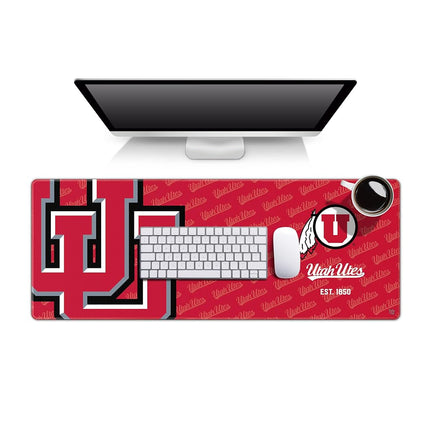 YouTheFan NCAA Utah Utes Logo Series Desk Pad SMU