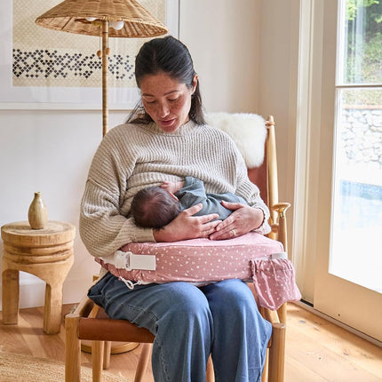 My Brest Friend Original Nursing Pillow - Dusty Rose Geo