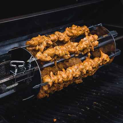 Napoleon 64008 Rotisserie Shish-Kebab Skewer Set Grill Accessory, Stainless Steel