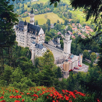 Buffalo Games - Florian Olbrechts - Schloss Neuschwanstein - 1000 Piece Jigsaw Puzzle for Adults -Challenging Puzzle Perfect for Game Nights - Finished Size is 26.75 x 19.75