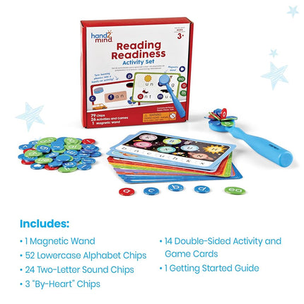 Learning Resources Reading Readiness Activity Set, Multisensory Learning Set for Classroom Literacy Learning, 94 Pieces, Ages 3+