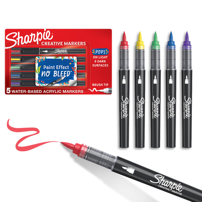 SHARPIE Creative Markers, Water-Based Acrylic Mark