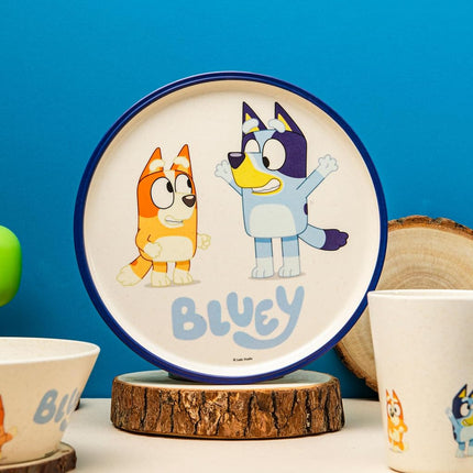 Zak Designs Bluey, Bingo Kids Dinnerware Plate, Bowl & Tumbler, 3-Piece Set