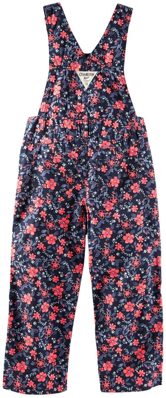 OshKosh B'gosh Baby Girls' Print Overalls (Baby) - Blue -
