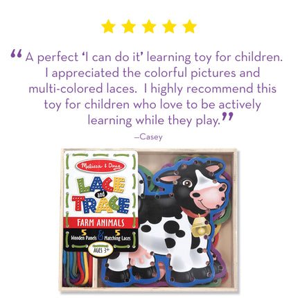 Melissa & Doug Cordones y Trazos: La Granja