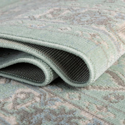 Unique Loom Whitney Collection Indoor Area Rug - Milano (Oval 5' 0'' x 8' 0'', MintIvory)