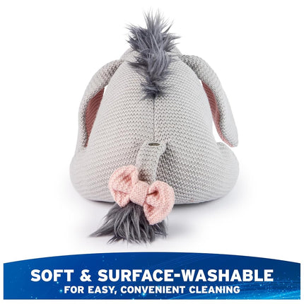 GUND Disney Official Eeyore Knit Plush, Winnie The Pooh, Stuffed Animal for Ages 1 and Up, Gray, 10�