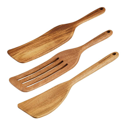 Ensemble de 3 ustensiles de cuisine Rachael Ray en bois d'acacia