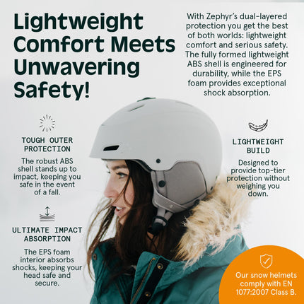 Retrospec Zephyr Ski & Snowboard Helmet for Adults - Adjustable with 9 Vents - Impact Resistant ABS Shell & EPS Foam - Matte Rose, Large 59-62cm