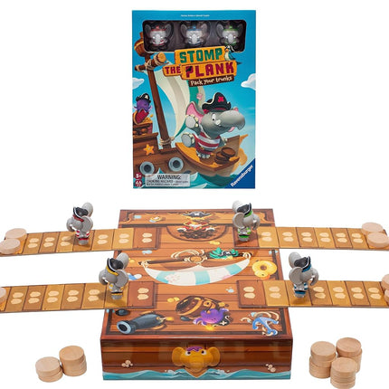 Stomp The Plank - Suspenseful Pirate Brain Game | Engaging Activity for Kids & Adults | Ideal Gift Option | Family Fun Guaranteed
