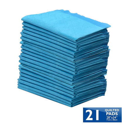 Four Paws Wee-Wee Superior Performance Pee Pads for Dogs - Dog & Puppies, with 6-Layer Leak Proof Technology, for House Training – Extra Large, 71cm x 86cm (28" x 34"), (21 Count)