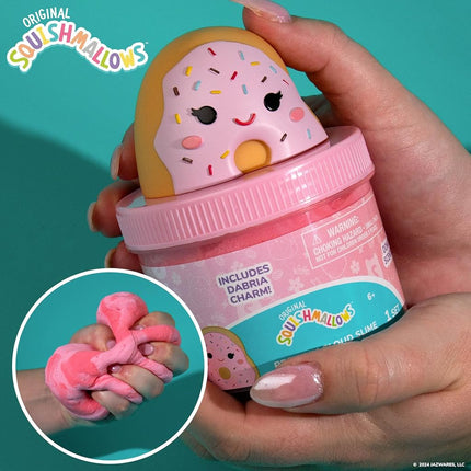 Original Squishmallows Dabria The Donut Premium Cloud Slime, Donut-Scented, Squishmallows Party Favors for Kids 8-12, Girl Toys 8-10 Years Old, Slime Kit for Girls Ages 8-12, Slime for Kids