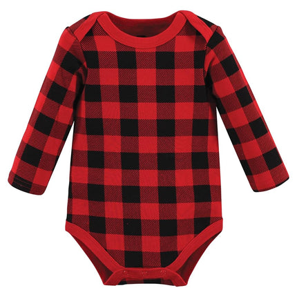 Lot de Bodies en Coton pour Bébé Unisexe Hudson Baby, Ours Brun, Nouveau-né