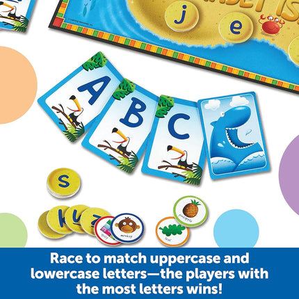 Learning Resources Alphabet Island, Letter & Sounds Game, Language Development Toy, 2-4 Players, Ages 4+