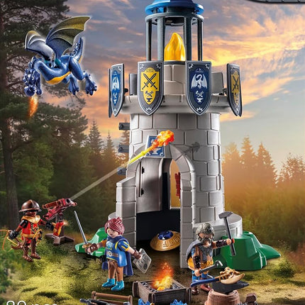 Playmobil Knight's Tower with Blacksmith and Dragon