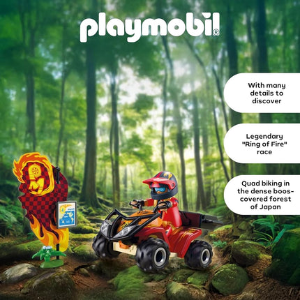Playmobil | Cars | Offroad Quad | Off-road quad bike with removable bull bar| toy car for ages 4 and up | 72064