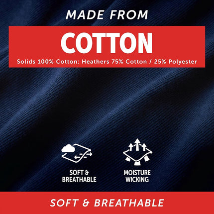 Hanes Men Boxer Briefs, Cool Dri Moisture-Wicking Underwear, Cotton No-Ride-up for Men, Multi-Packs Available