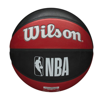 Wilson Basketball, NBA Team Tribute Model, HOUSTON ROCKETS, Outdoor, Rubber, Size: 7