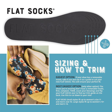 FLAT SOCKS Chaussettes invisibles, Doublure de chaussure sans chaussettes, Antidérapantes, Anti-odeur, Lavables, Semelles pour chaussures portées pieds nus pour hommes et femmes, Caniche, Petit