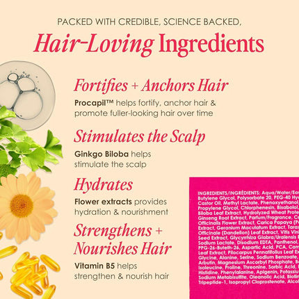 Grande Cosmetics Hair Serum for Men and Women, Promotes Thickness in Thinning Hair, Safe for Color Treated Hair | 40 ml