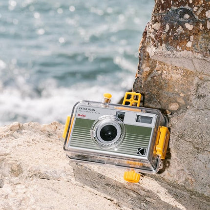 Waterproof Case for KODAK EKTAR H35N & H35 Half Frame Film Camera - Reusable, Durable, 5m Underwater, Simple Use, Travel-Friendly (Camera, Film & AAA Battery are not Included)