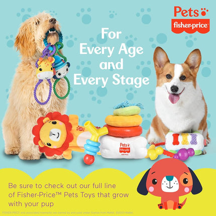 Fisher-Price for Pets Key-9 Teething Ring for Puppies | Dog Chew Toy for Puppies, Puppy Teething Toy, Puppy Teether | Puppy Toys, Cute Puppy Gift Toys