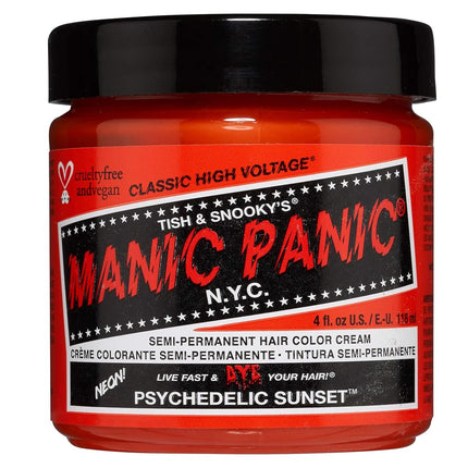 MANIC PANIC Classic Psychedelic Sunset Semi Perman