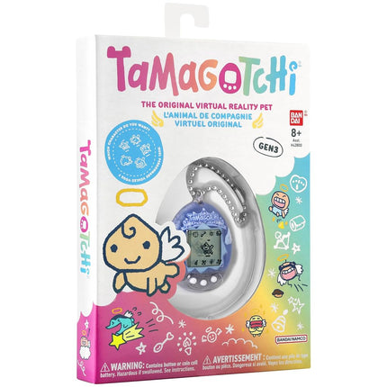 Tamagotchi Original Angel Tiara (P3) - Digital Pet with Angel Shell Design and Three-Dimensional Wings