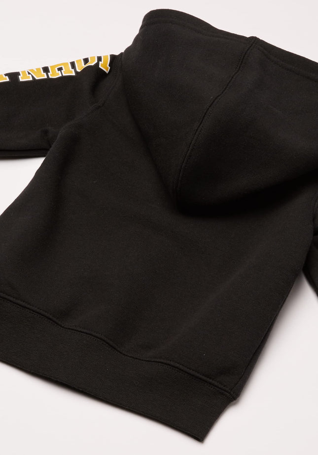 Sudadera con capucha de forro polar con cremallera frontal para bebé niño John Deere Tractor - negro - 2 años