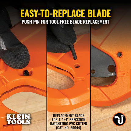 Klein Tools 50058 Replacement Blade for 1-1/4-Inch PVC Ratcheting Pipe Cutter (Cat. No. 50044)