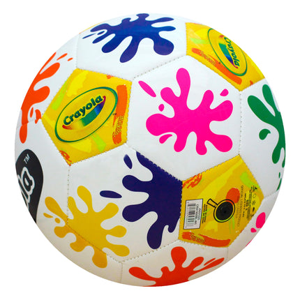 Crayola Official Soccer Ball - Unisex Kids - CRAY400BL Ink Splash Size 5