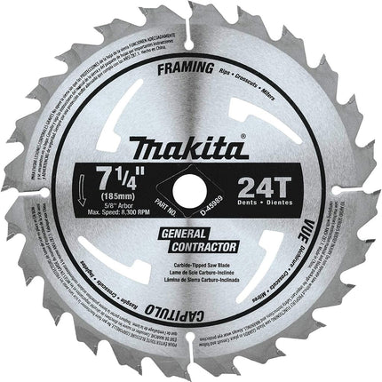 Lame de scie circulaire Makita D-45989-10 de 7-1/4 pouces, paquet de 10