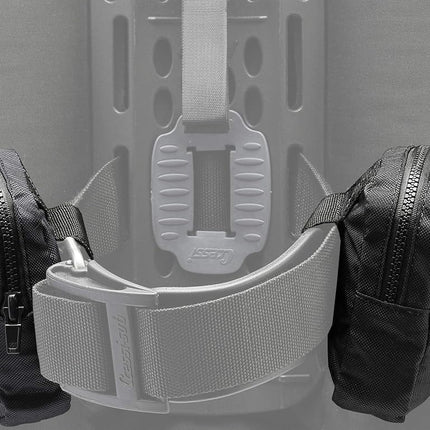Cressi Back Weight Pockets for Ultralight/Air Travel B.C.'D - Black